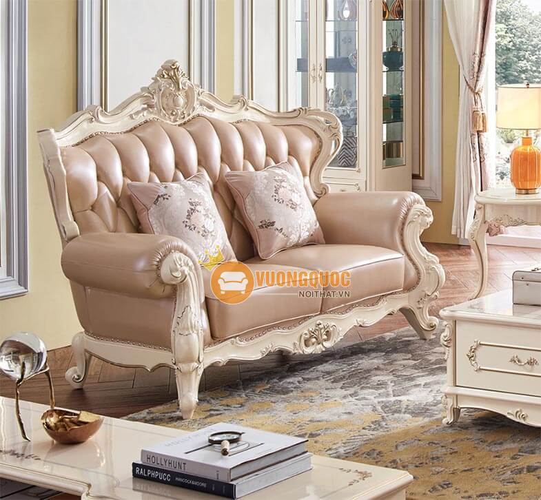 Bộ sofa phòng khách phong cách tân cổ điển pháp HVV9911-3